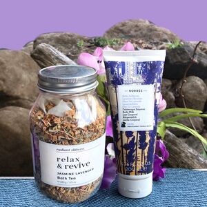 Lavender Bath & Body Set - KORRES Lavender Blossom Body Lotion & Bath Tea *NEW!